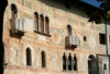 Spilimbergo PN - Castello trifora affresco